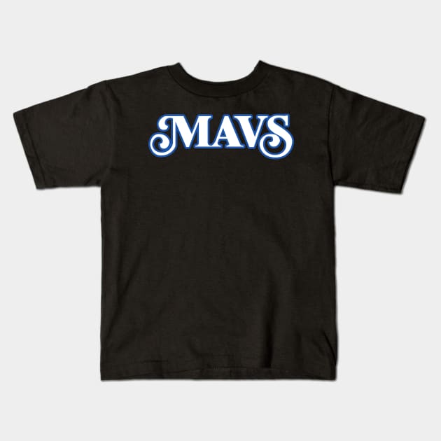 Dallas Mavericks City Edition Kids T-Shirt by knnthmrctn